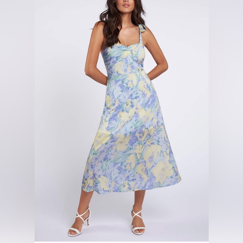 Beautiful Soul Lilac Floral Print Maxi Dress